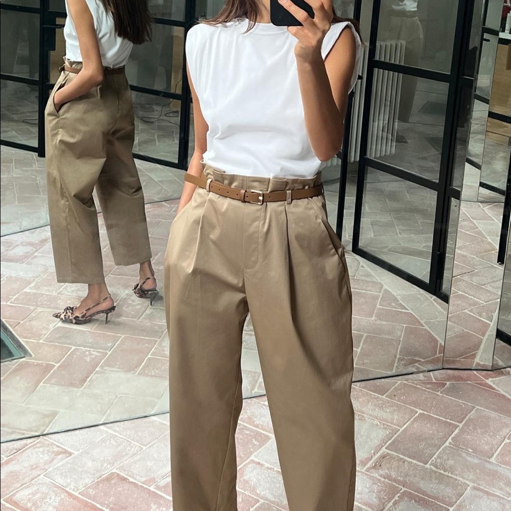 NWT Zara Belted Jumpsuit